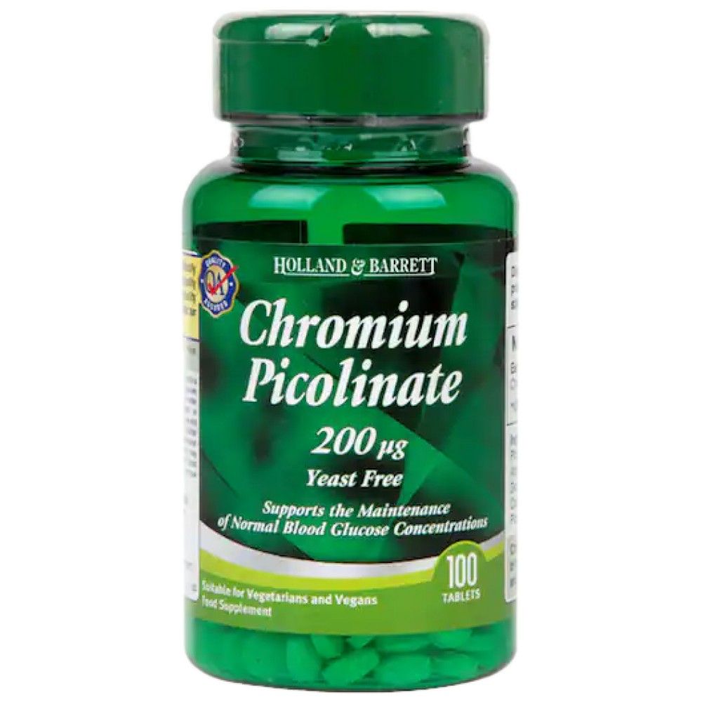 Chromium pikolinát 200 mcg - 100 tabliet