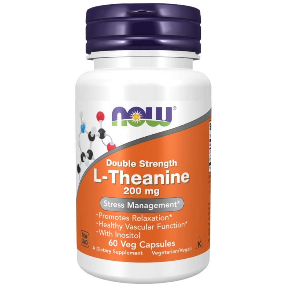 L -theanine 200 mg / dvojitá sila - 120 kapsúl