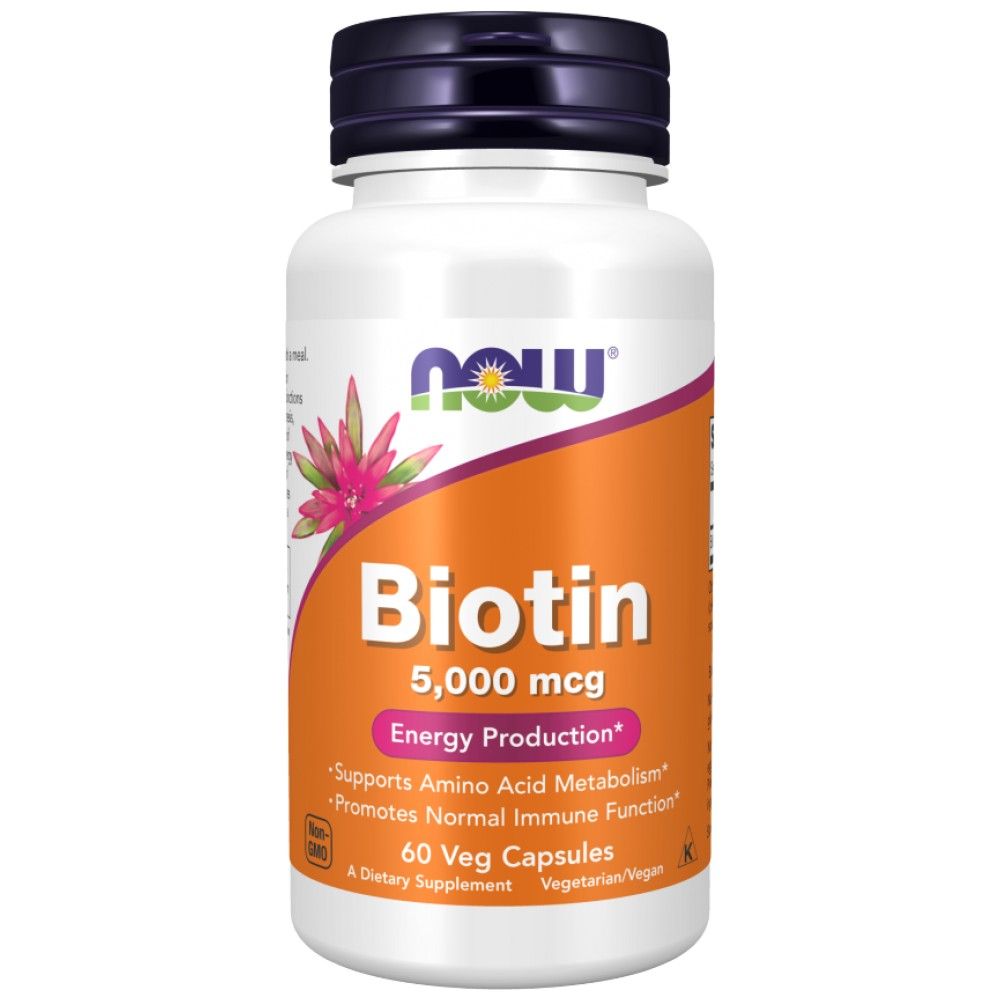 Biotín 5000 mcg - 60 kapsúl