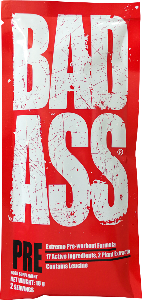 <tc>BAD ASS</tc> /Pred tréningom/Vzorka Extreme predtréningového prípravku - 18 gramov