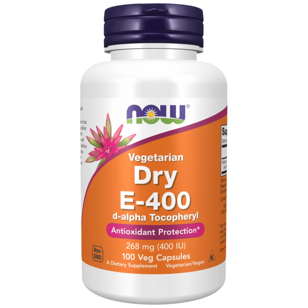 Vitamín E-400 D-Alpha Tocopheryl | Vegetariánske suché - 100 kapsúl