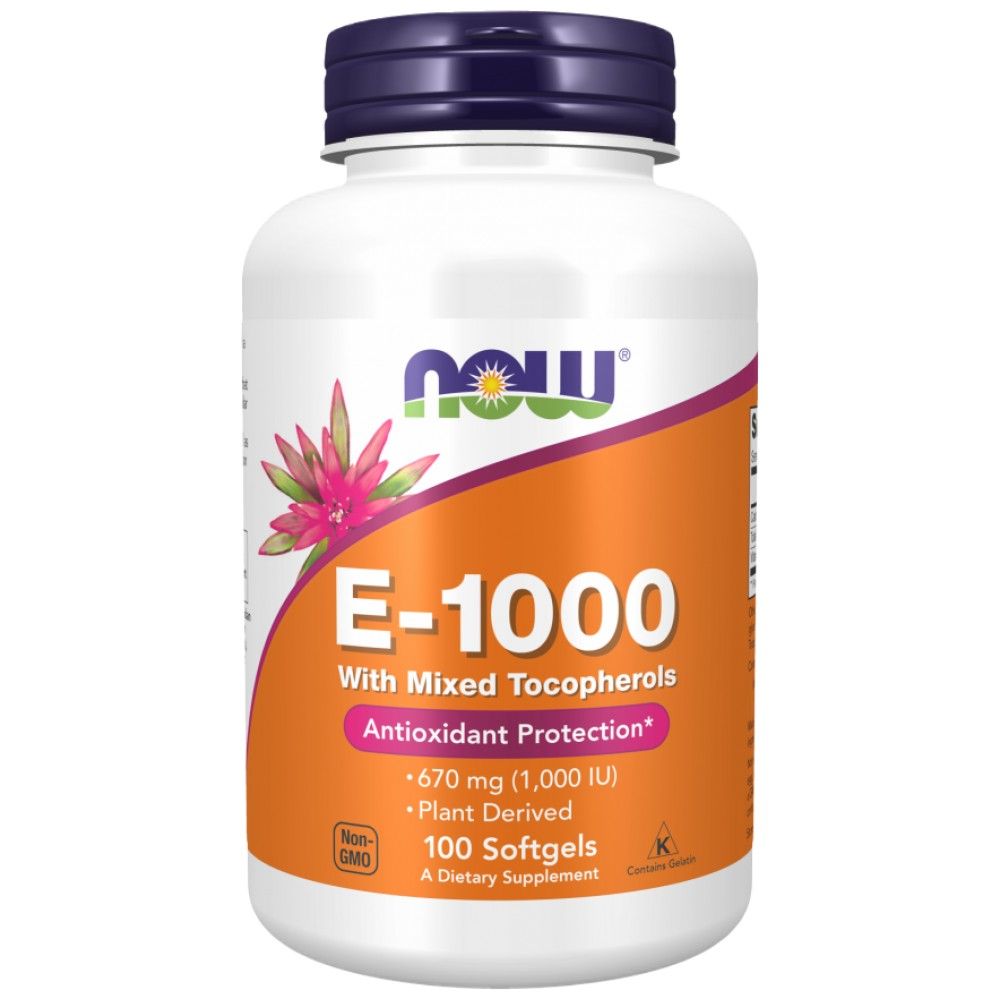 Vitamín E -1000 Natural - 100 gélových kapsúl
