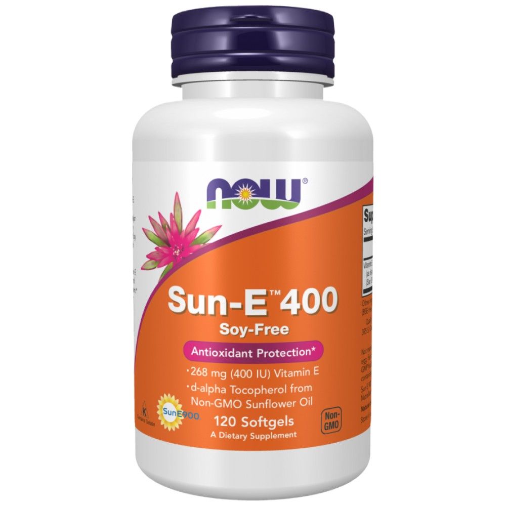 Vitamín E / Sun -E 400 IU - 120 gélových kapsúl