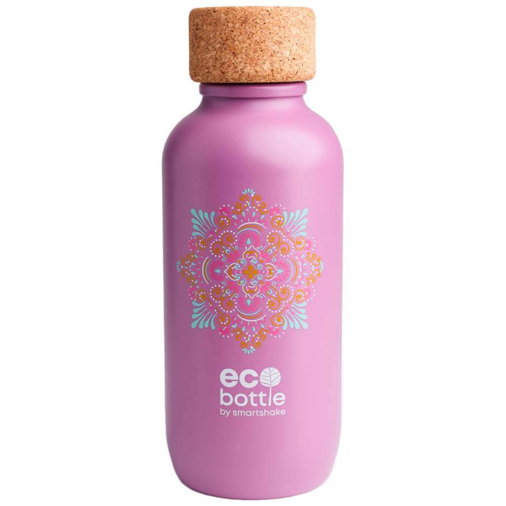 Inteligentná ekologická fľaša Pink Mandala - 650 ml
