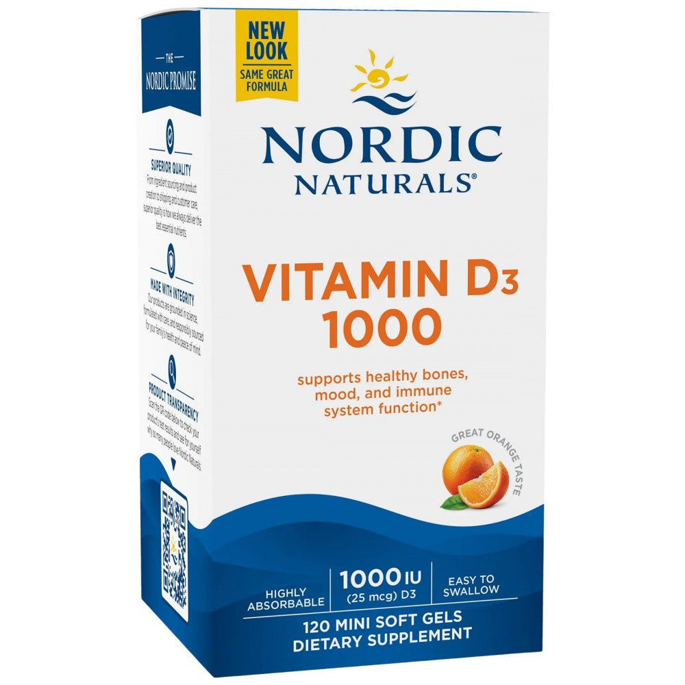 Vitamín D3 1000 IU - 120 gélových kapsúl
