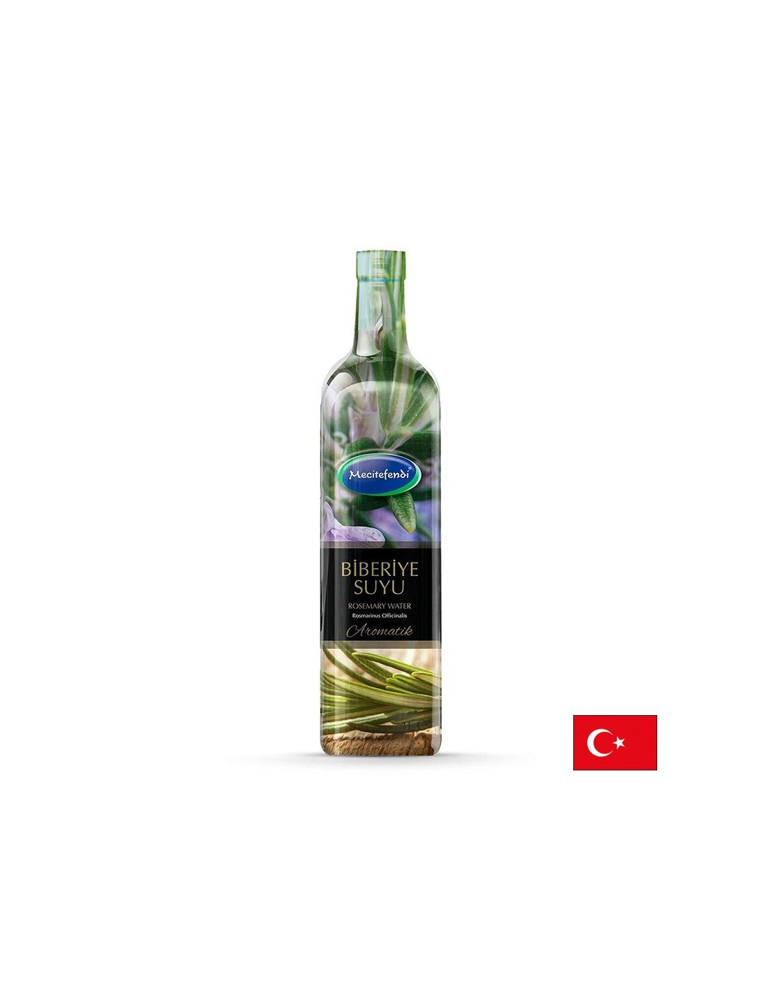 Rozmarínová aromatická voda pre funkciu mozgu, 1 liter, 20 dávok
