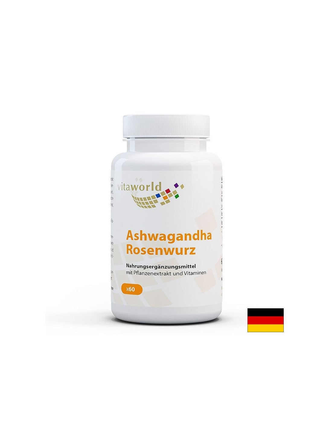 Depresia a úzkosť - Ashwagandha + zlatý koreň a vitamín B1 a B5, 60 kapsúl