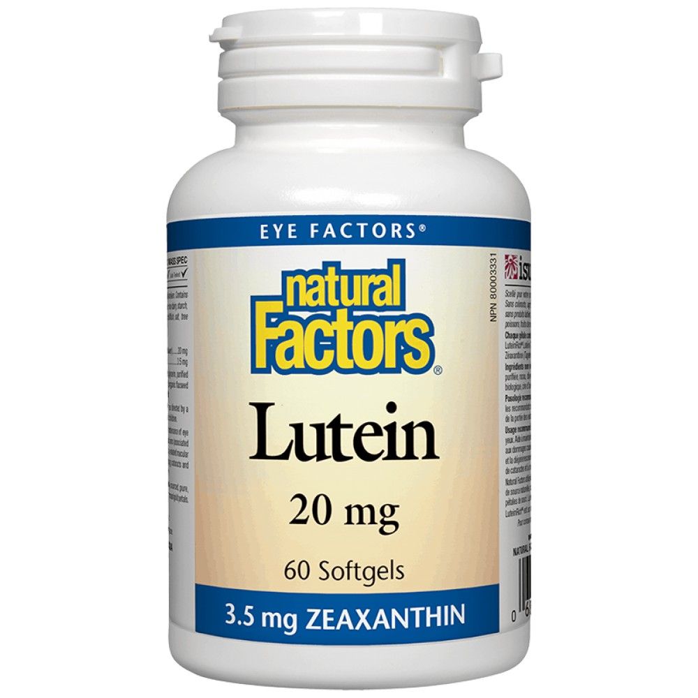 Lutein 20 mg | so zeaxantínom - 60 gélových kapsúl