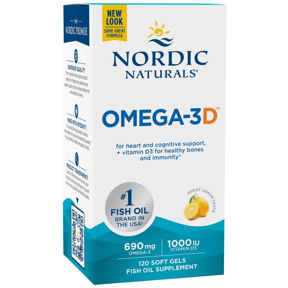 Omega -3d 690 mg - 120 Softgels