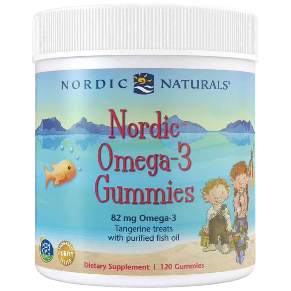 Nordic Omega -3 Gummies 82 mg - 120 ďasien
