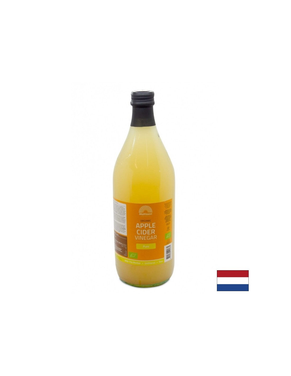 Ocot jablčného muštu - nefiltrovaný, organický, 1 l