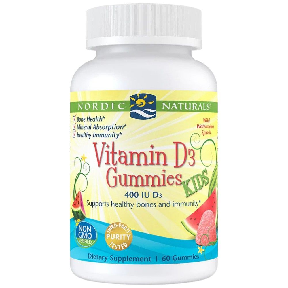 Vitamín D3 Gummies Kids 400 IU - 60 Gummies
