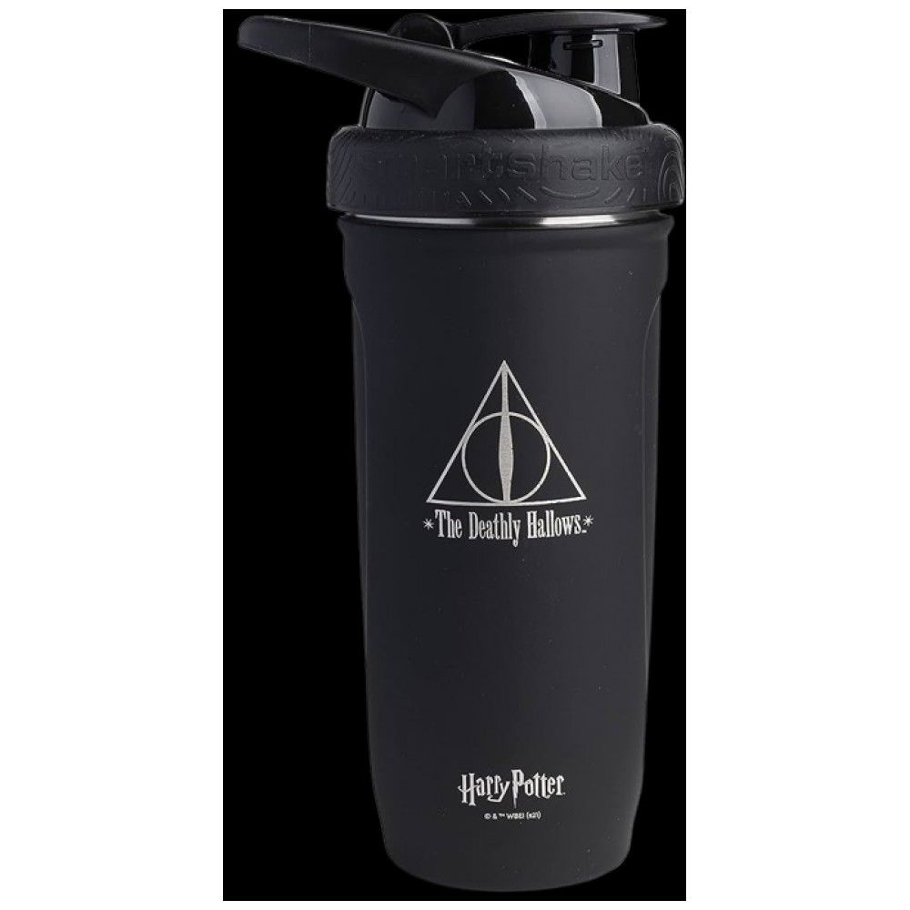 Inteligentná posilňujte trepačku z nehrdzavejúcej ocele Harry Potter - smrť Hallows - 900 ml