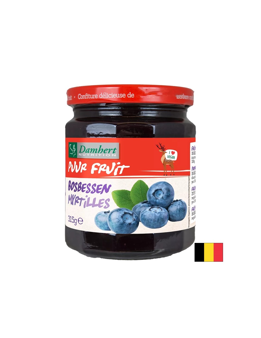 100% čučoriedka (bez cukru), 315 g