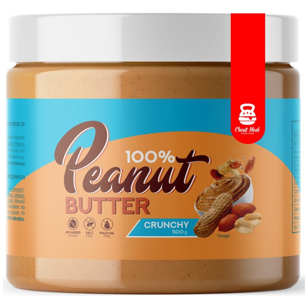 100% arašidové maslo / chrumkavé - 500 gramov