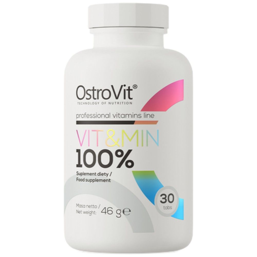 100% Vit & Min - 30 tabliet