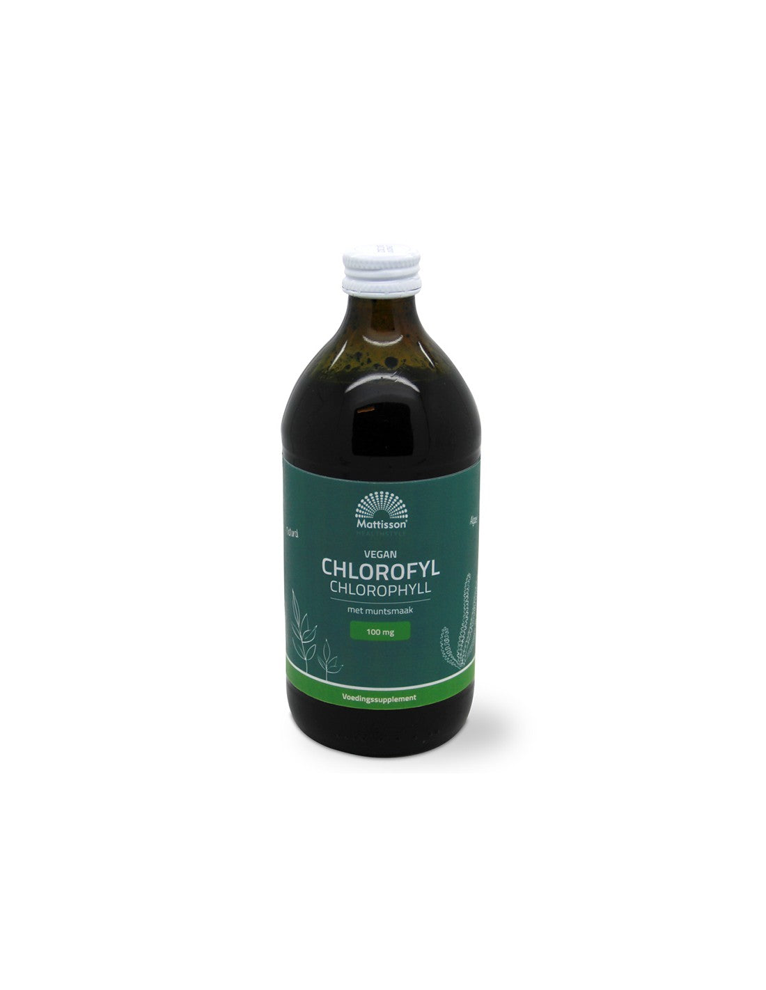 Detoxikácia - chlorofyl, 100 mg x 500 ml, mäta ochutená