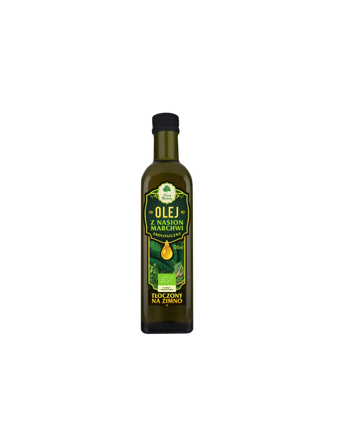 Organický olej z mrkvy, 100 ml