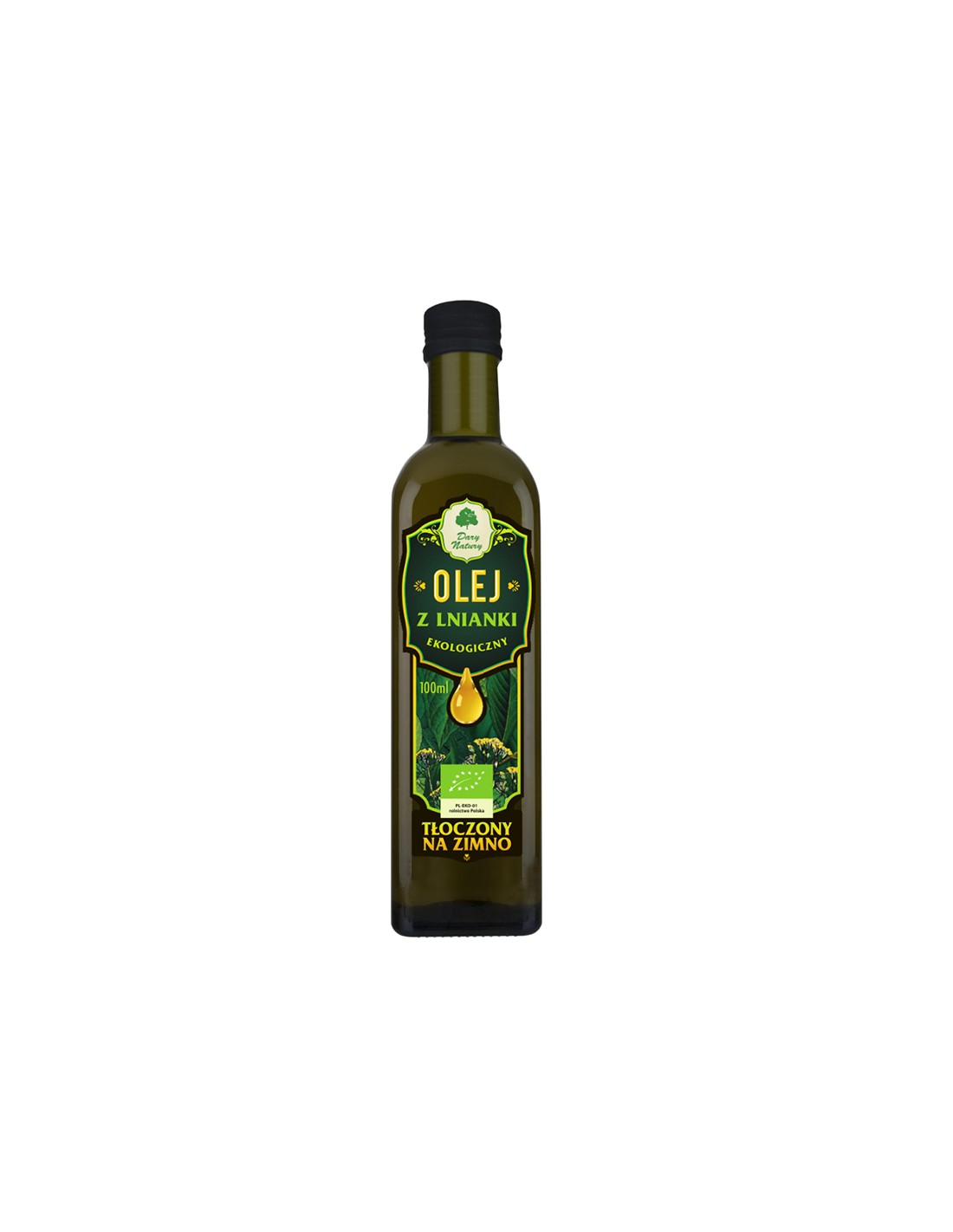 Organický ľanový olej, 100 ml