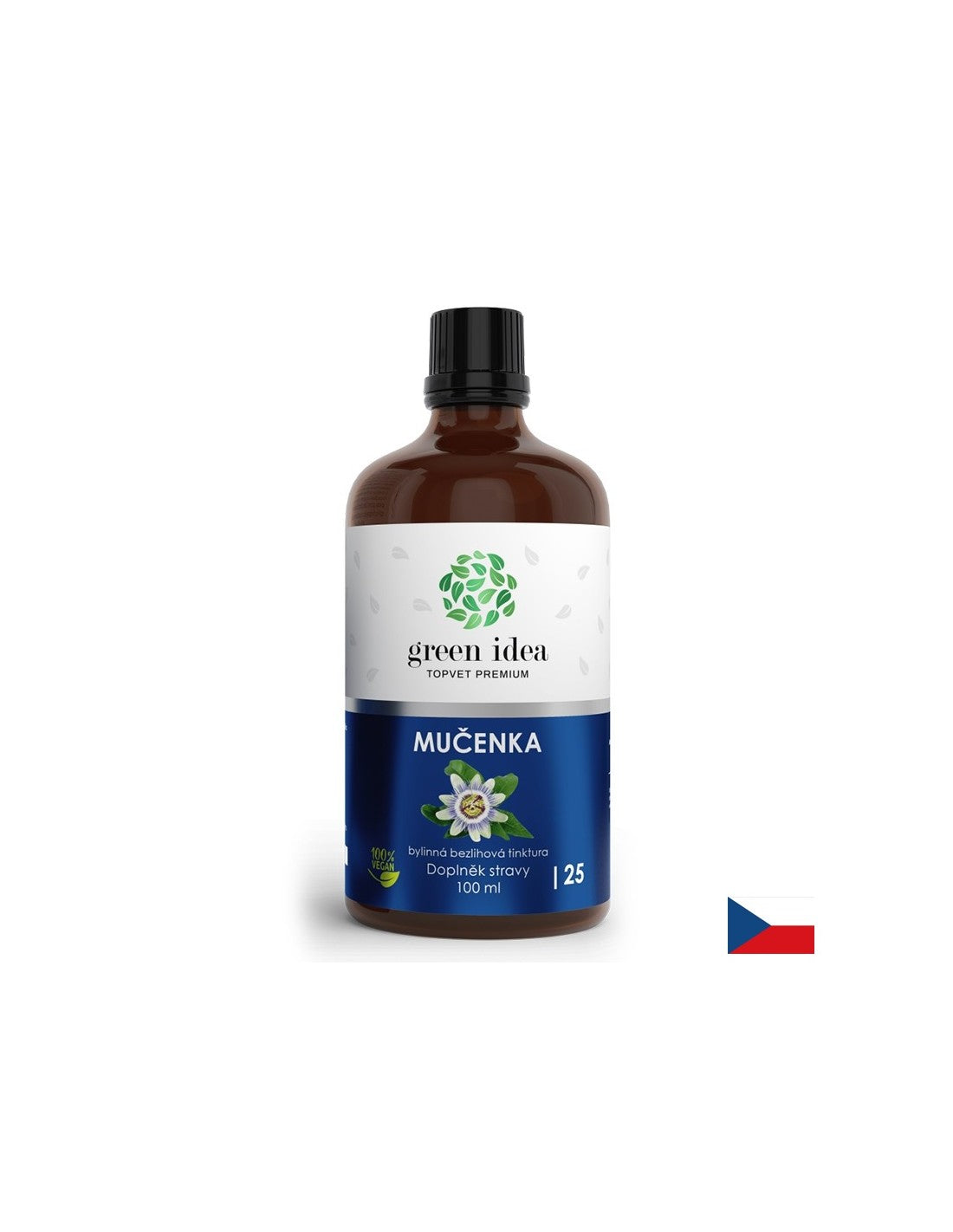 Stres a dobrá nálada - Passionflower, 100 ml tinktúry (bez alkoholu)