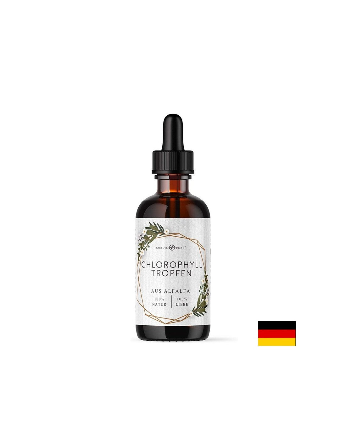Alfalfa chlorofyl - na detoxikáciu, kvapky, 100 ml NVS