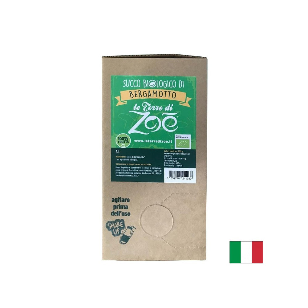 100% organická bergamot šťava, 3 l