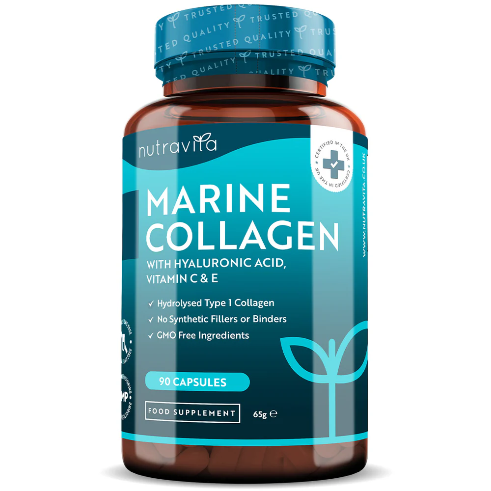 Hydrolyzovaný morský kolagén s kyselinou hyalurónovou - 1000 mg