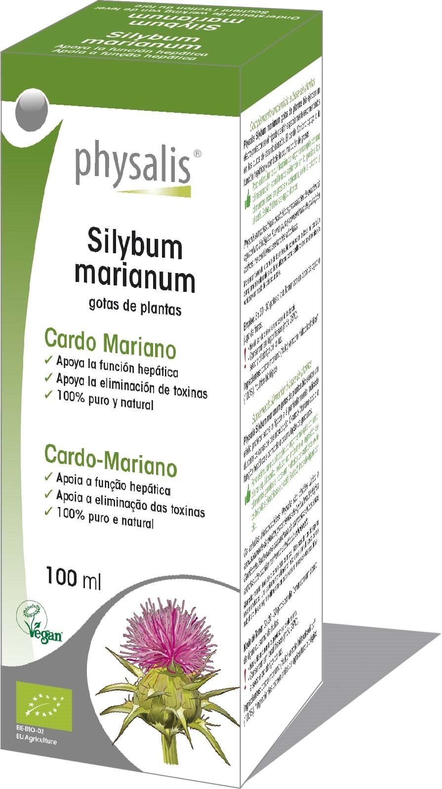 Pestrec mariánsky Bio (bylinná tinktúra) 100 ml - <tc>Physalis</tc>