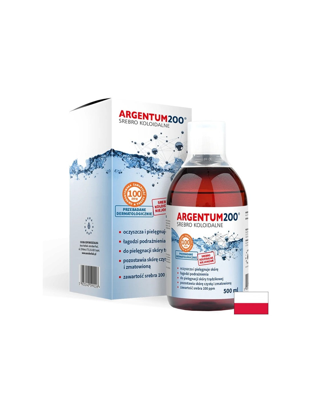 Koloidné striebro - 100 ppm, 500 ml