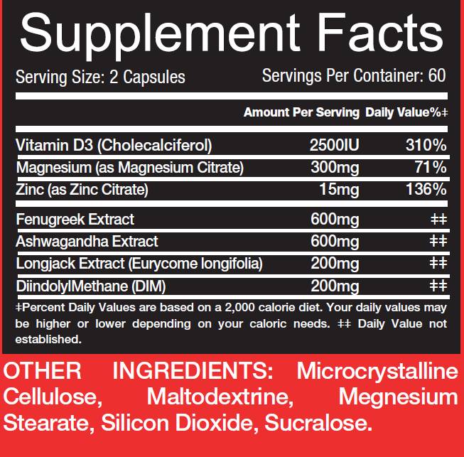 Testovací posilňovač 120 kapsúl