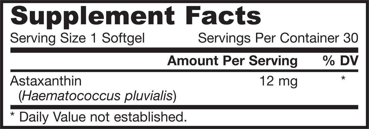 Astaxantín 12 mg - 30 gélových kapsúl