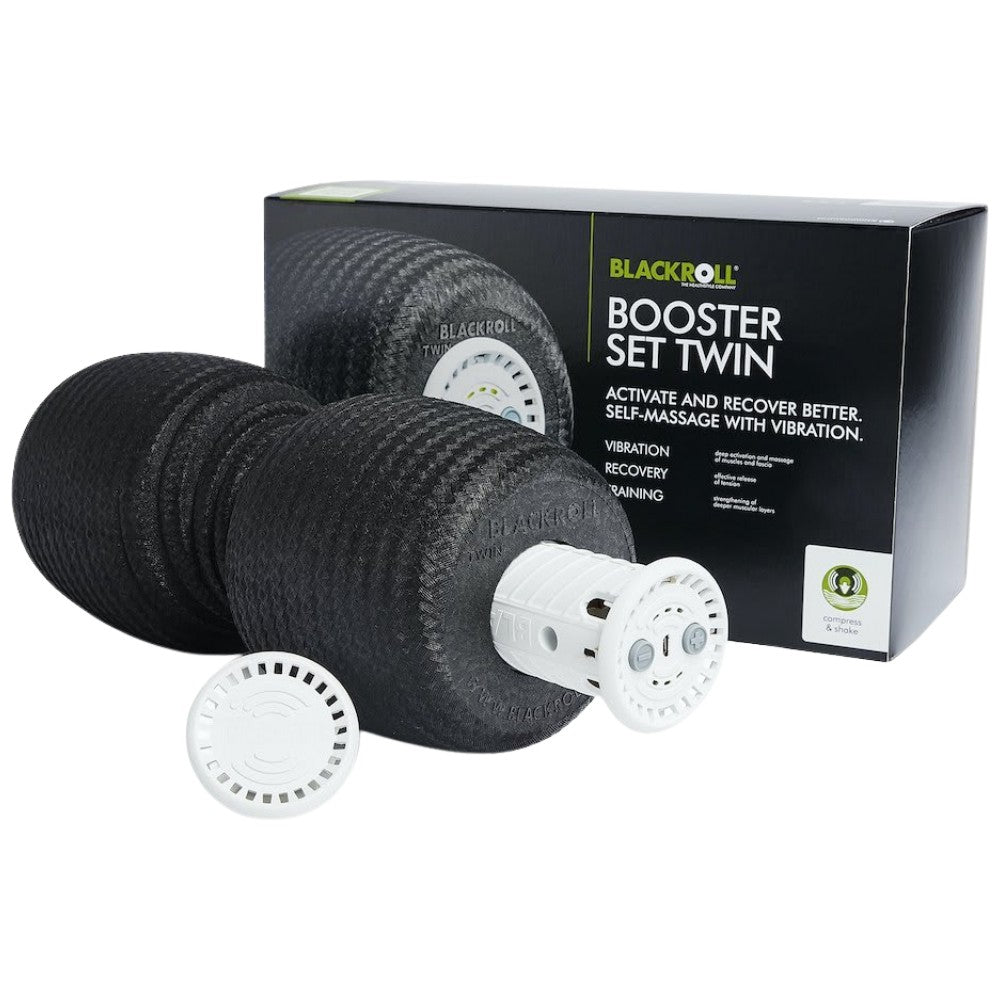 <tc>Blackroll</tc>® Booster Set Twin | Spárovaný penový valec s masérom