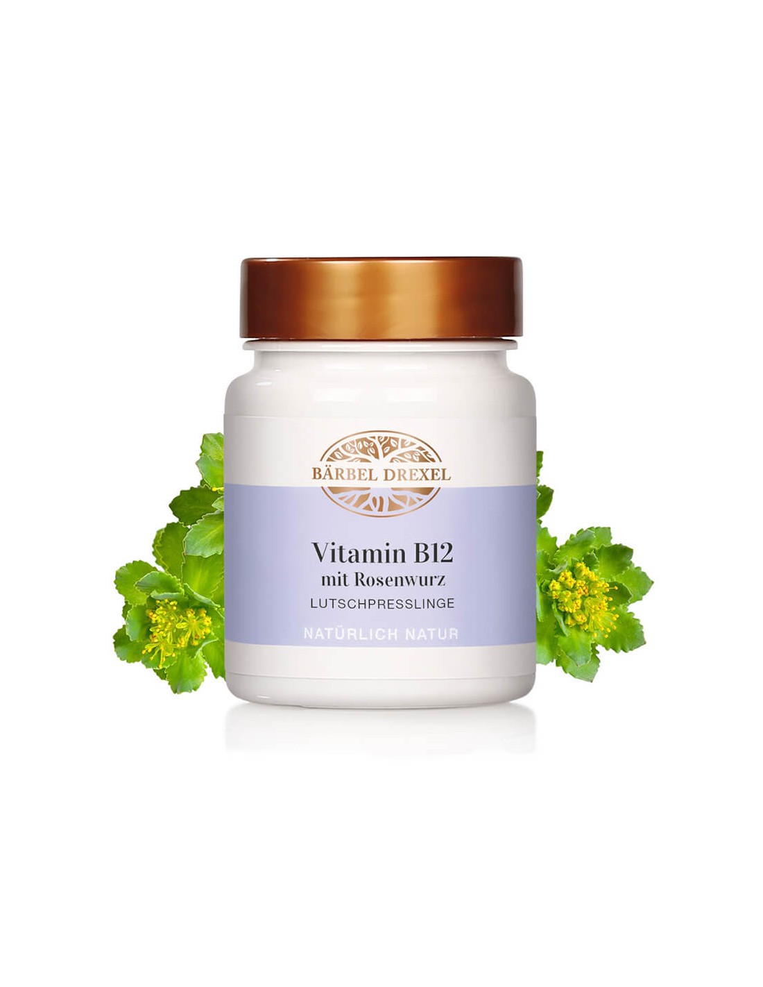Na stres a únavu - Formula s vitamínom B12 a zlatým koreňom, 90 pastiliek <tc>Bärbel Drexel</tc>