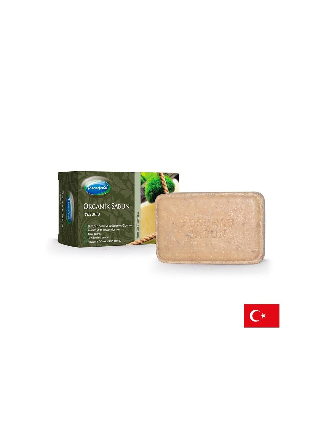 Mydlo s olivovým olejom a spirulinou (vlasy a pokožka) - hlboké čistenie a čerstvosť, 125 g