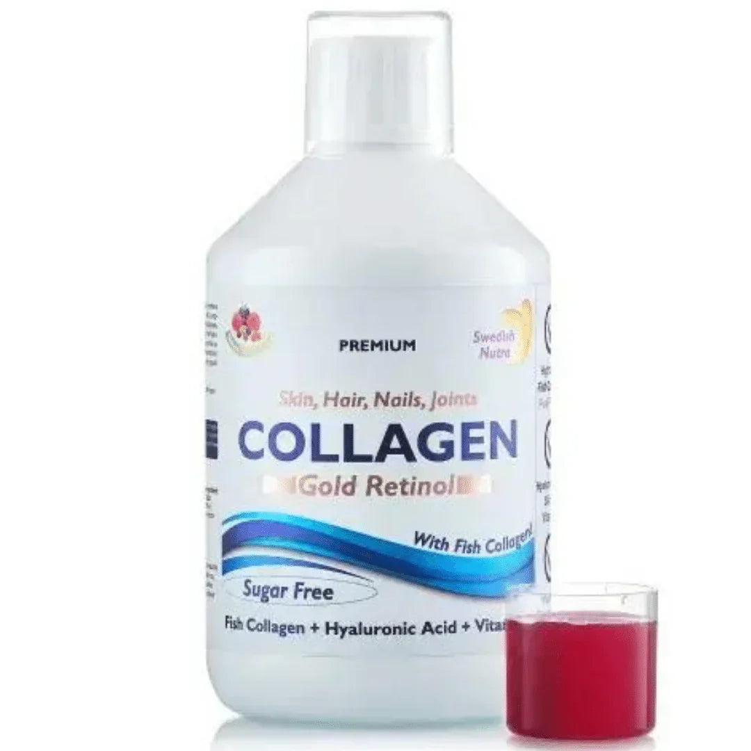 Rybí kolagén 12500 mg zlatého retinolu 500 ml Swedish Nutra