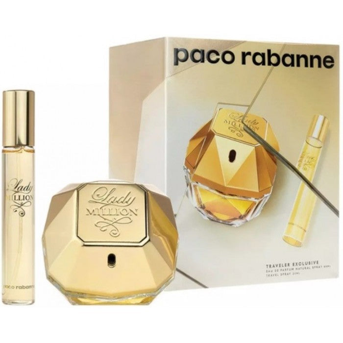 Set pre ženy <tc>PACO RABANNE</tc> Lady Million - Eau de Parfum 80 ml + 20 ml
