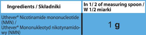 NMN prášok | NAD Booster s UTHEVER® 15 gramov