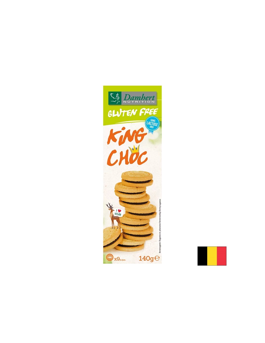 Bezlepkové sušienky s čokoládou, 140 g