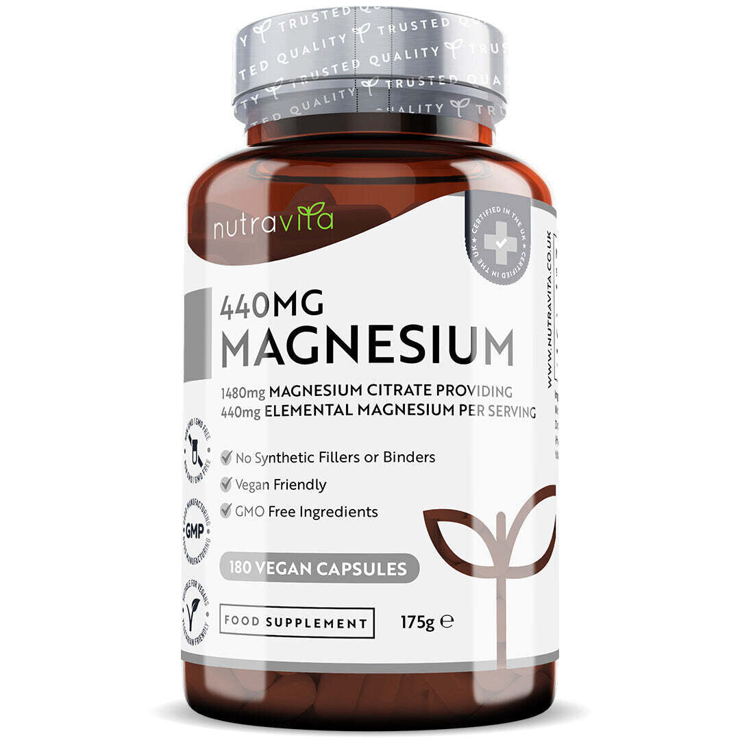 Magnesium 220 mg (two-component) - 180 capsules - Nutra Best Europe