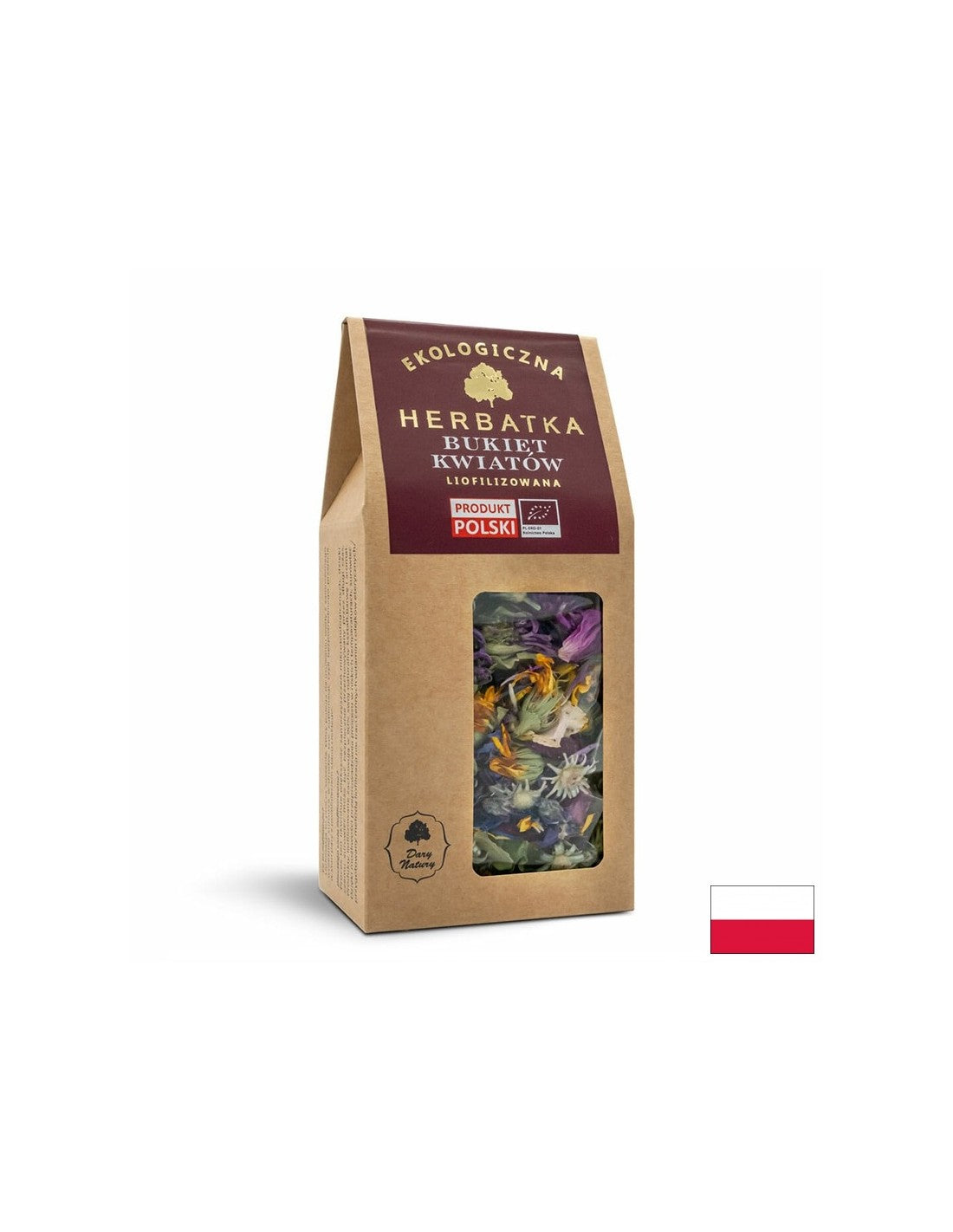 Čajová kytica lyofilizovaných kvetov Bio, 15 g <tc>Dary Natury</tc>