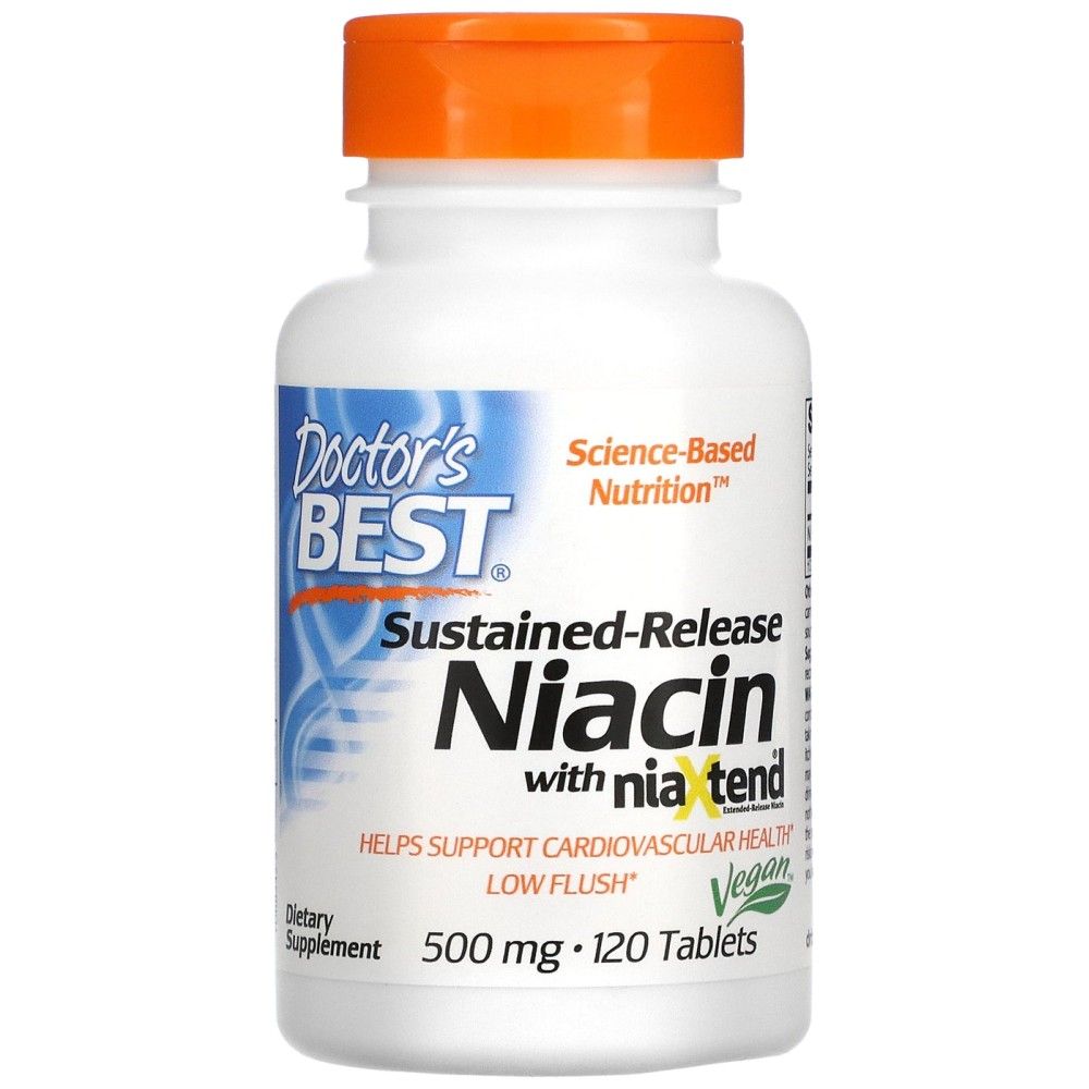 NAJLEPŠÍ niacín s Niou<tc>XTEND</tc> 500 mg - 120 tabliet