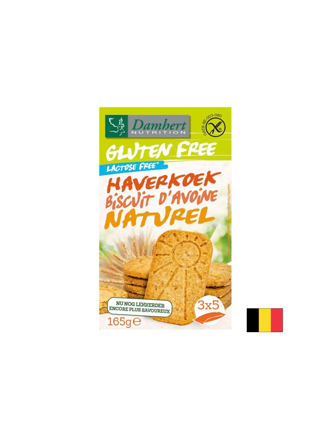 Bezlepkové ovsené sušienky, 165 g