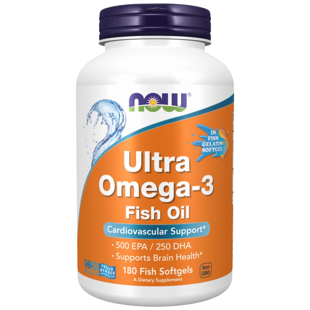 Ultra Omega 3 | Softgels rybích želatín - 180 softgels