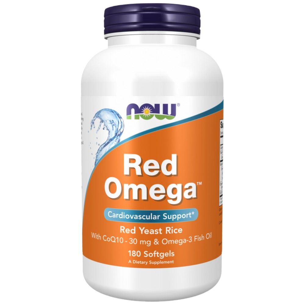 Red Omega ™ | Červená kvasinková ryža - 180 Softgels