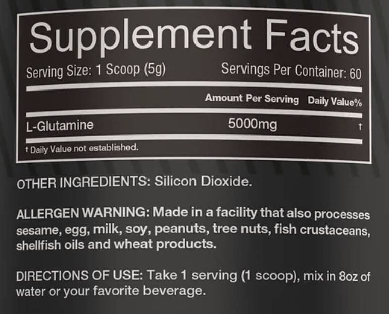 Glutamínový prášok Neochvejné 300 gramov