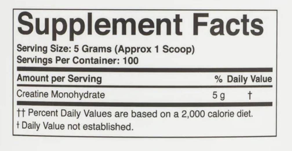 Kreatín monohydrát Mikronizované - 500 gramov