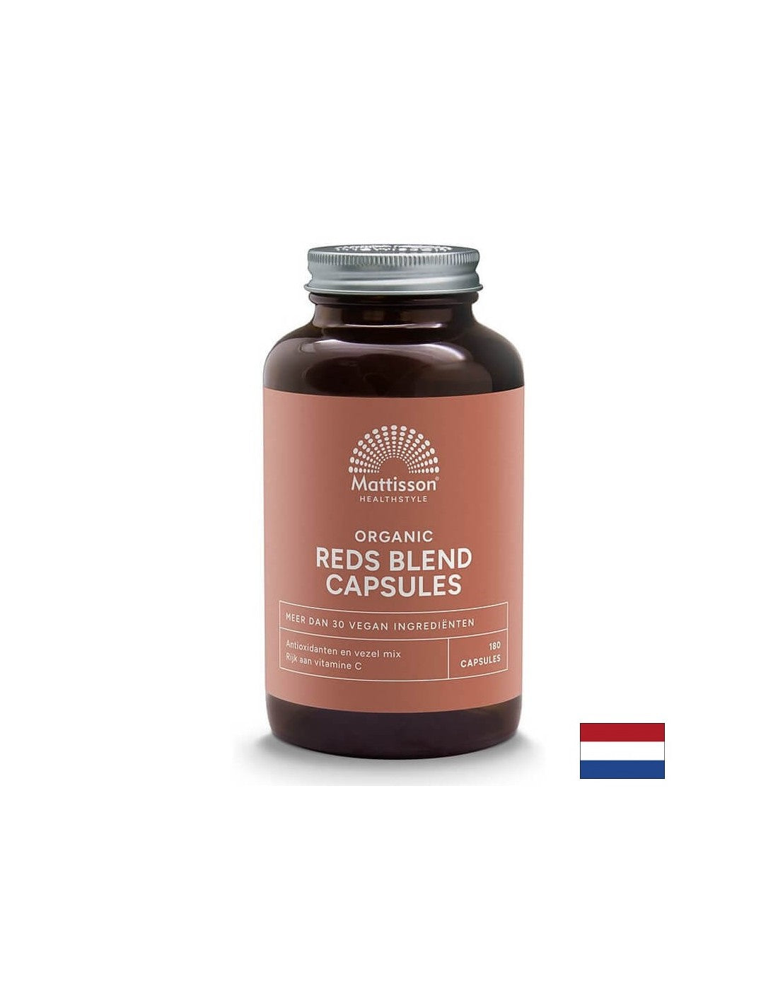 Antioxidačné zloženie z organického červeného ovocia a zeleniny, 180 kapsúl <tc>Mattisson Healthstyle</tc>