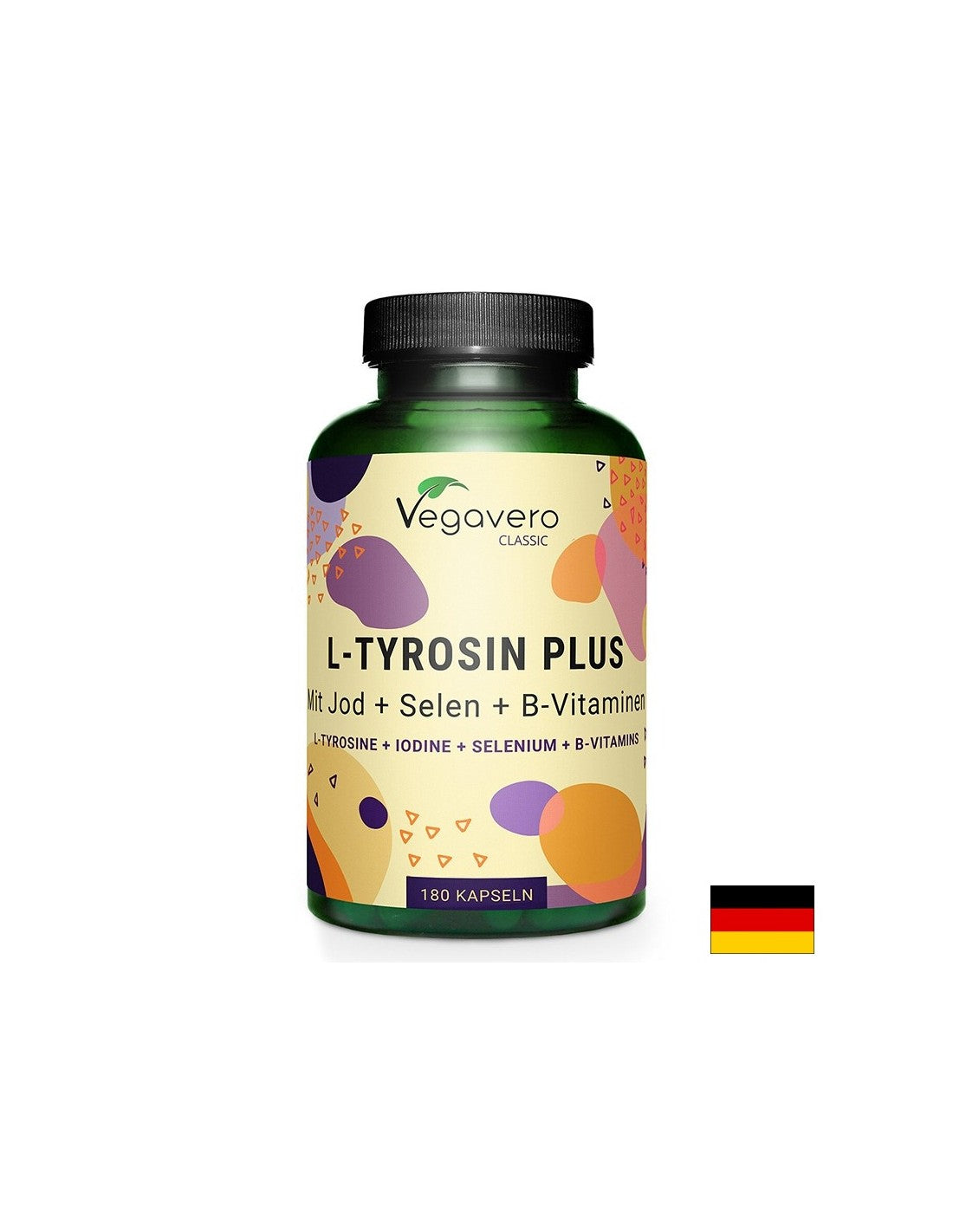 Štítna žľaza-vitamíny L-Tyrosín + jód, selén a B-komplex, 180 kapsúl