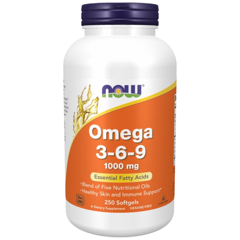 Omega 3-6-9 1000 mg-250 gélových kapsúl