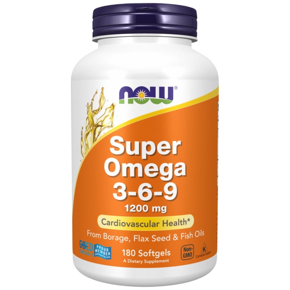 Super Omega 3-6-9 1200 mg-180 gélových kapsúl